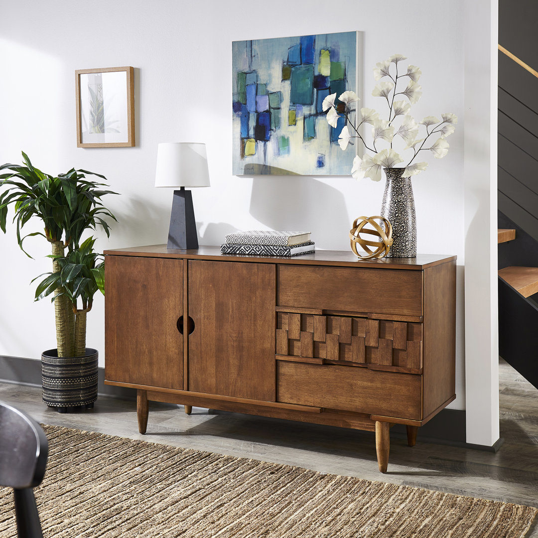55.12'' Wide 3 Drawer Sideboard